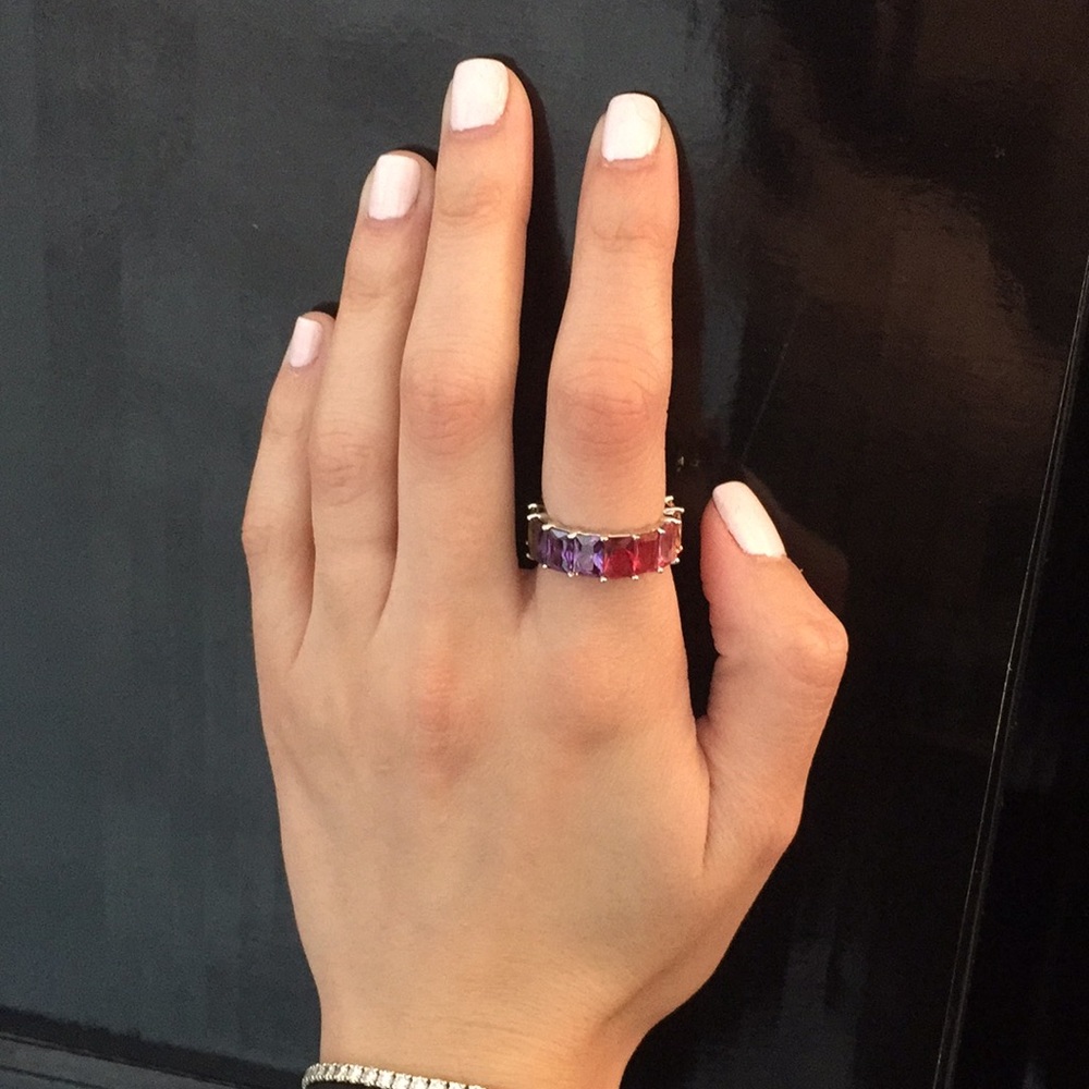 Multicolor Ring Sterling Silver - image 2